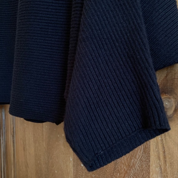 CLOTH NEW Black Ribbed Knit Shrug Sweater Size XS - Picture 6 of 10